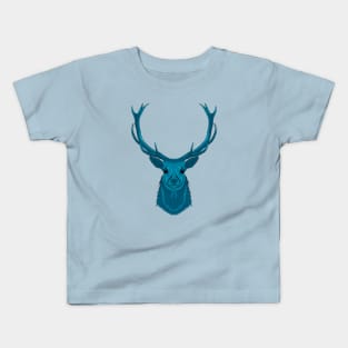 Blue deer parable of the forest god Kids T-Shirt